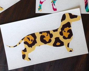 Dachshud Decal | Wiener Dog Decal