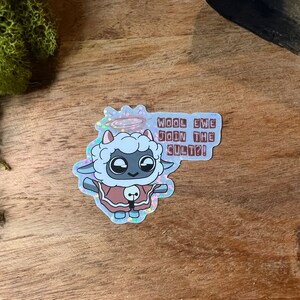 Join Us - Vinyl Glitter Sticker