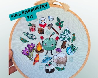 Kit de bordado "Tundra congelada"