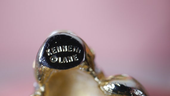 Kenneth Jay Lane Dolphin Brooch KJL - image 5
