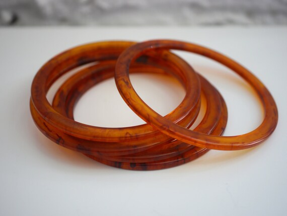 Free US Shipping! Bakelite Bangle Bracelet Root B… - image 4