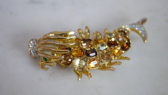 Kenneth Jay Lane Dolphin Brooch KJL - image 4