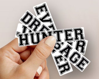 RETIRED DESIGN | Riding Discipline Stickers | Varsity Style | Waterproof