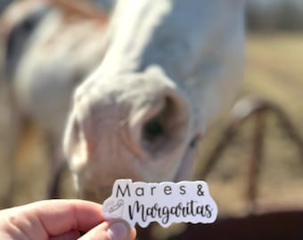 Mares & Margaritas Sticker: Equestrian Vinyl Decal
