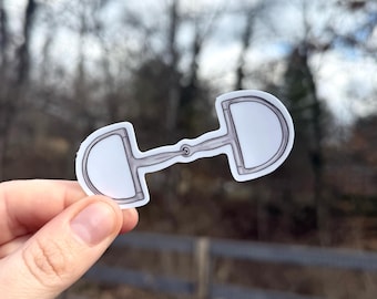 Equestrian Bit Sticker: Classic Horse Lover Decal