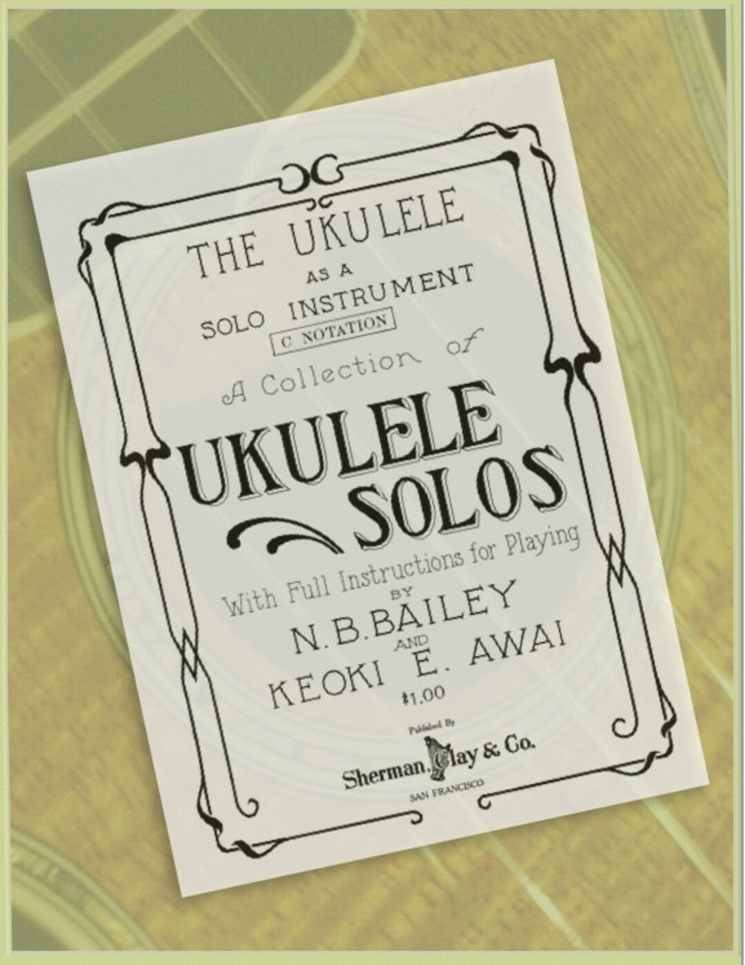 The Ukulele as a Solo Instrument Ukulele Solos Ebook Etsy