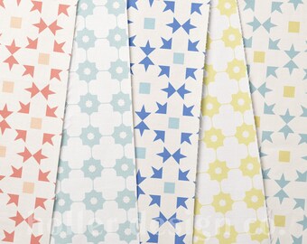 Geometric Pattern Bundle: Mediterranean Vibes, Spanish Tile Designs (Digital Download, PNG)