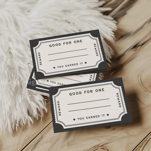 Cupons de recompensa para impressão, livreto de cupons de recompensa para crianças, livro de cupons de aniversário, vouchers de recompensa para crianças pequenas, bilhetes de recompensa, cupons de amor
