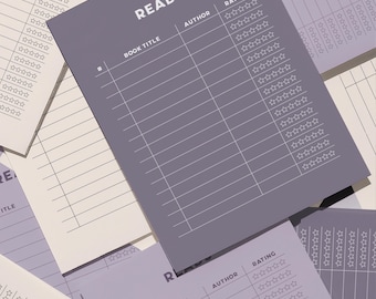 Retro Reading Log Printable: Books I've Read, Book Tracker (PDF Download)