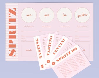 Spritz Tasting Kit – Bridal Shower, Bachelorette Party Game (Digital Download)