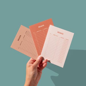 Registri di lettura stampabili in toni caldi, Tracker di lettura, Libri da leggere, Libri che ho letto, Registro dei libri della vecchia scuola, Club del libro, Diario di lettura