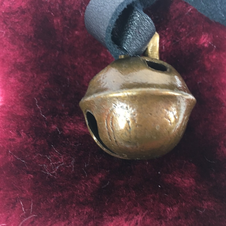 Antique Polar Christmas Sleigh Bell First Gift Express Vintage Christmas Ornament 7L05