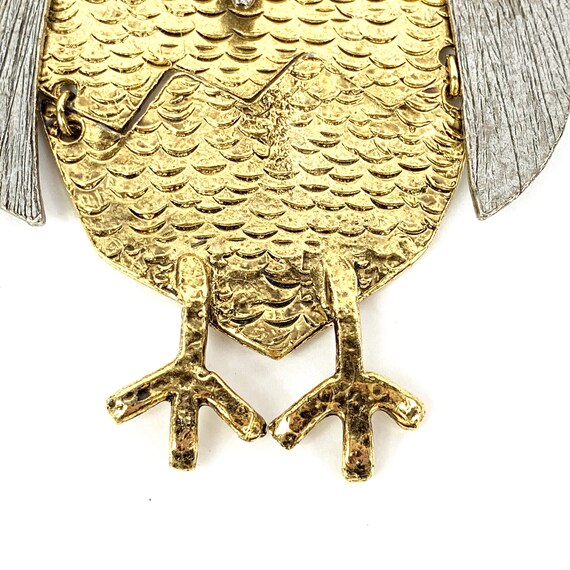 Massive Crow Bird Necklace Kenneth J Lane KJL Copy - image 3