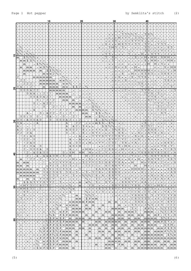 Cross Stitch Pattern, Pdf Pattern, Counted Cross Stitch Chart