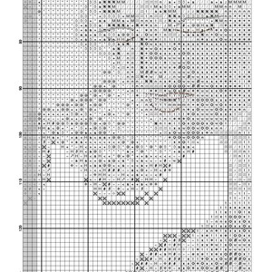 Cross Stitch Pattern PDF, Counted Cross Stitch Chart, Needlecraft ...