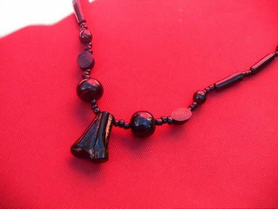 Black Coral Necklace - Raw Beauty - image 3