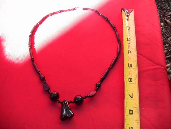 Black Coral Necklace - Raw Beauty - image 5