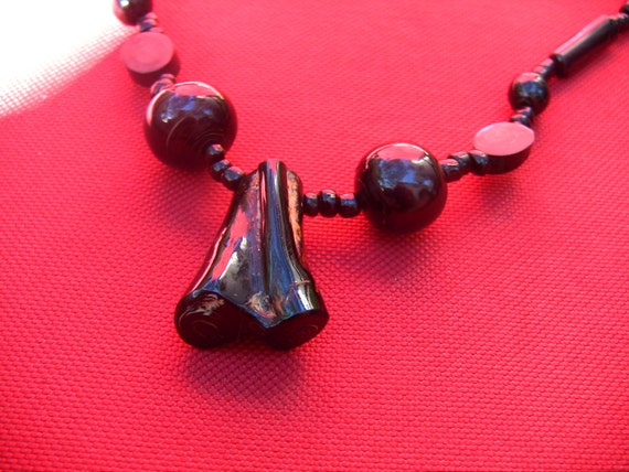 Black Coral Necklace - Raw Beauty - image 2