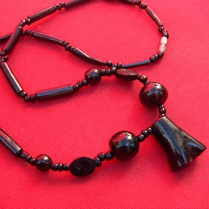 Black Coral Necklace - Raw Beauty