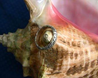 Electrum ring made of 70 pure silver 30 pure gold 7k