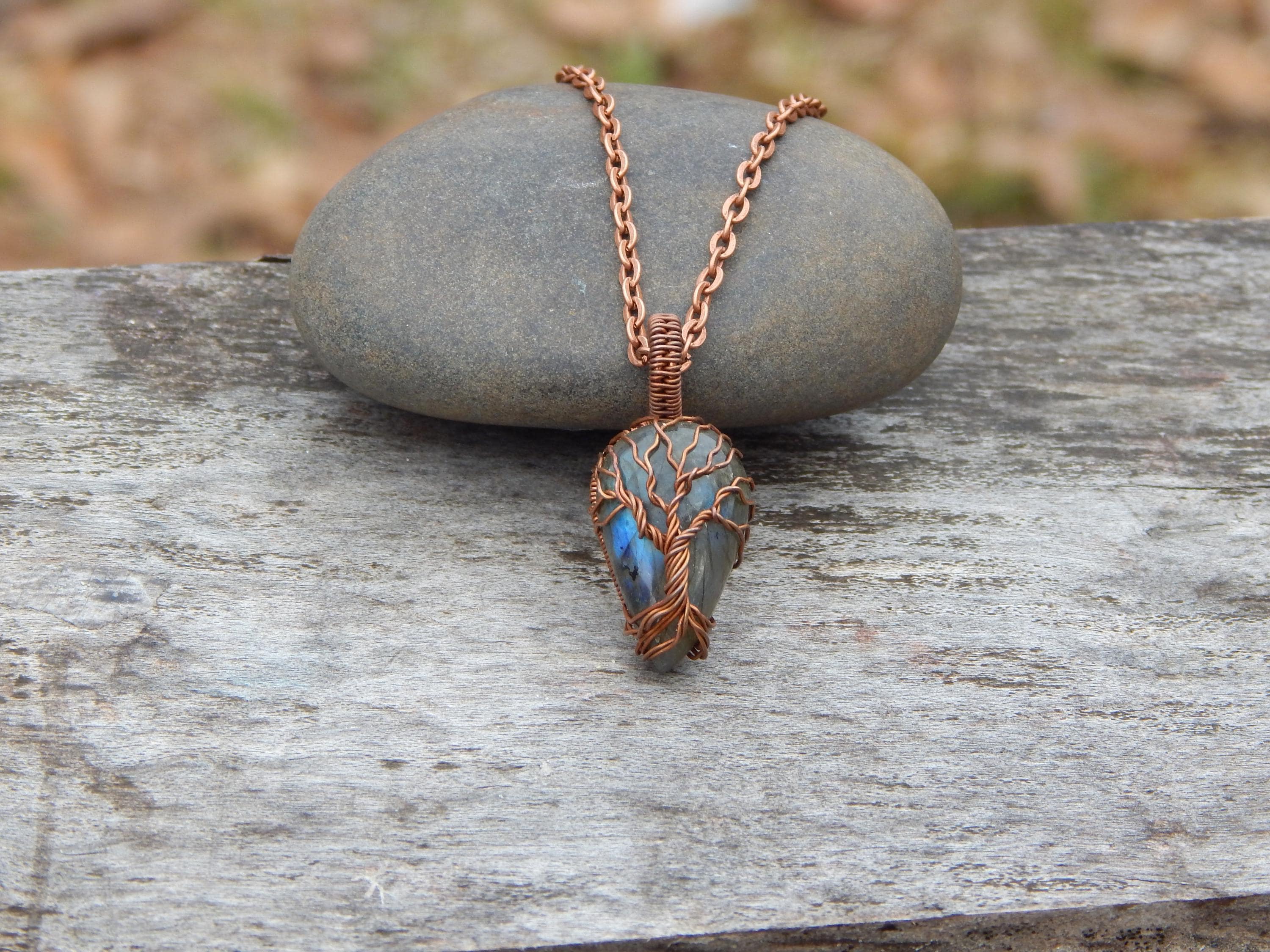 Labradorite tree of life pendant  - Thumbnail 4