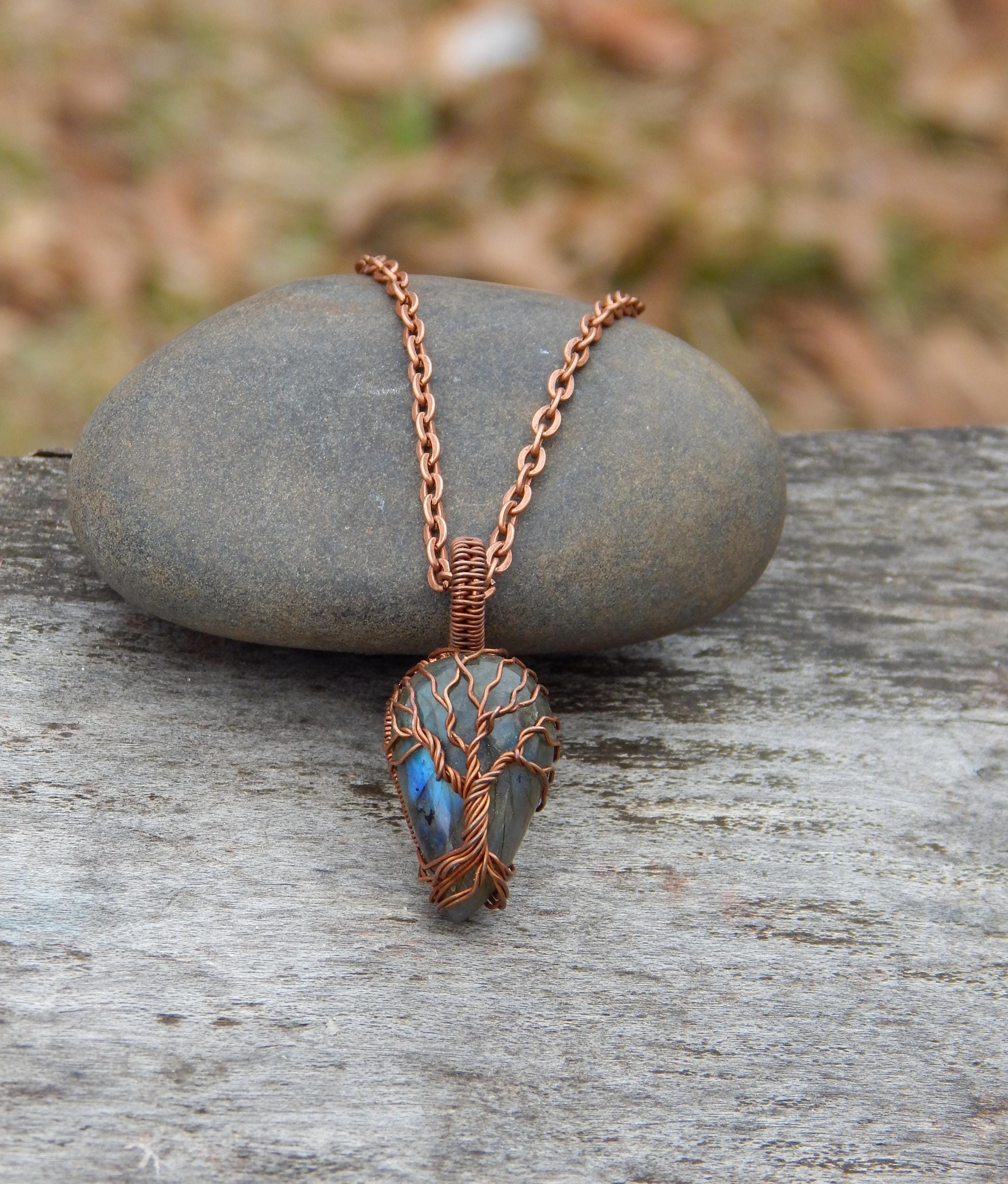 Labradorite tree of life pendant  - Thumbnail 5