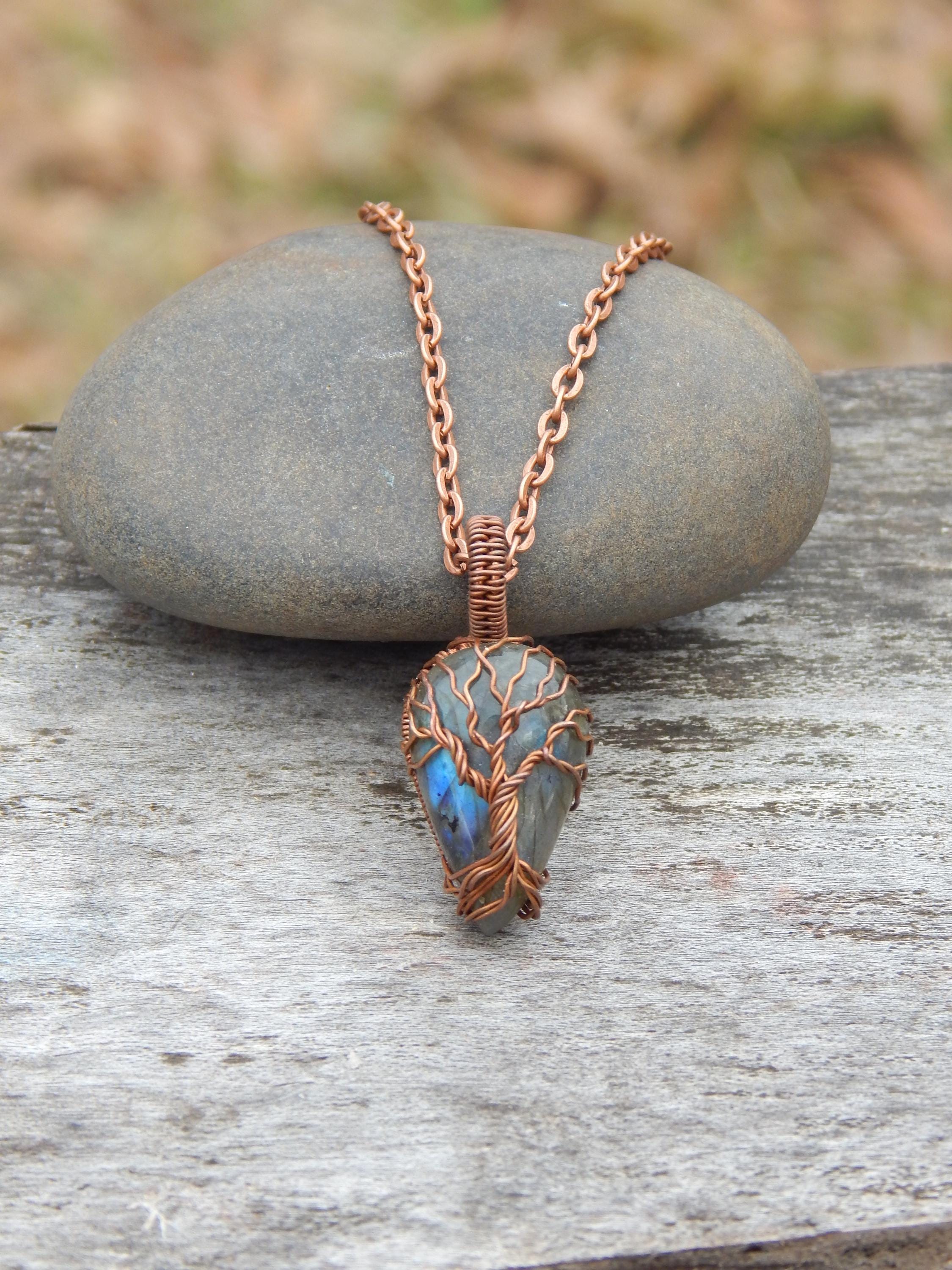 Labradorite tree of life pendant  - Thumbnail 2