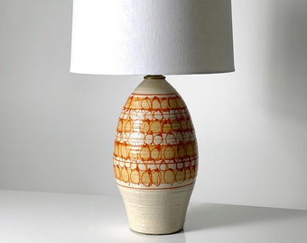 Rare JT Abernathy Ceramic Table Lamp 1960s