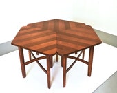 Rare Barney Flagg Drexel Coffee Table Side Table Set 1960s