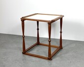 Arthur Umanoff Rare Walnut Tray Side Table 1960s
