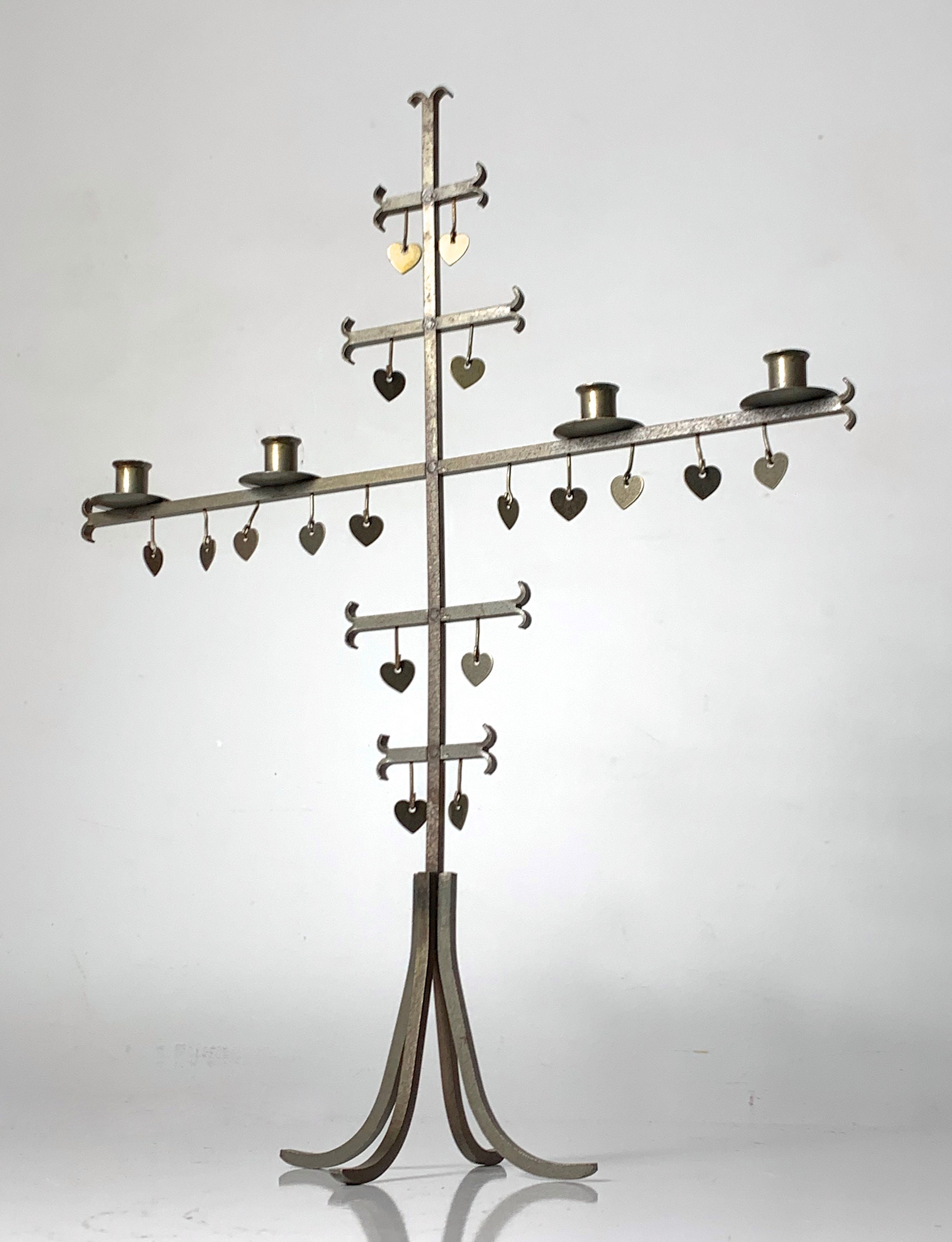 16 Vintage Swedish Hearts Candelabra 1960's