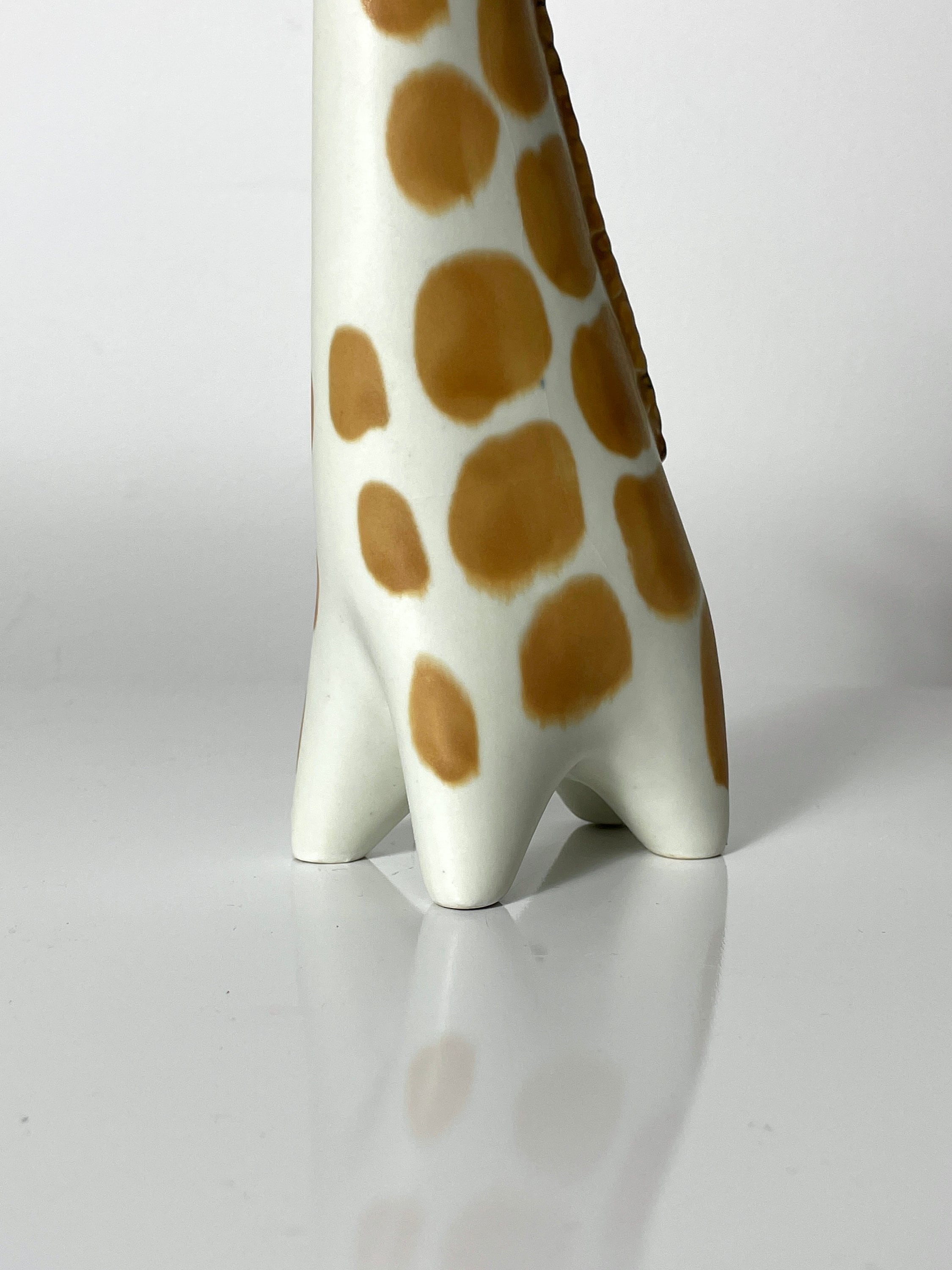 Taisto Kaasinen Arabia Finland Ceramic Giraffe Sculpture 1960s