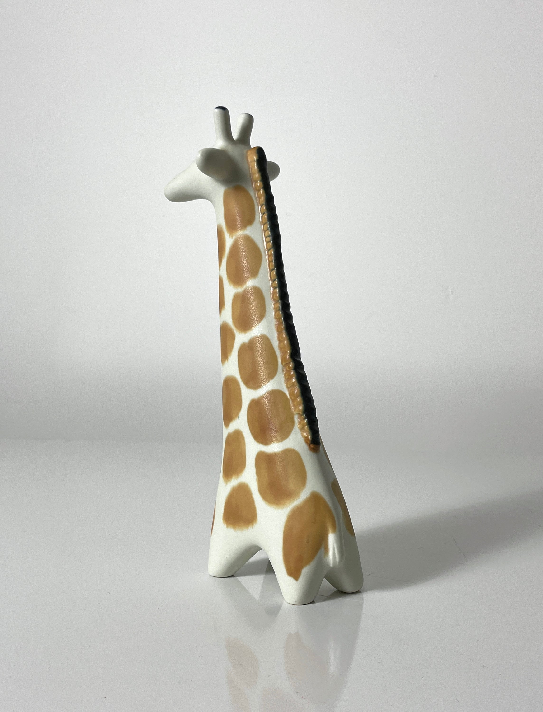 Taisto Kaasinen Arabia Finland Ceramic Giraffe Sculpture 1960s