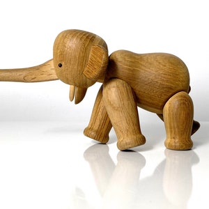 Vintage Original Kay Bojesen Articulated Elephant Figurine 1950s