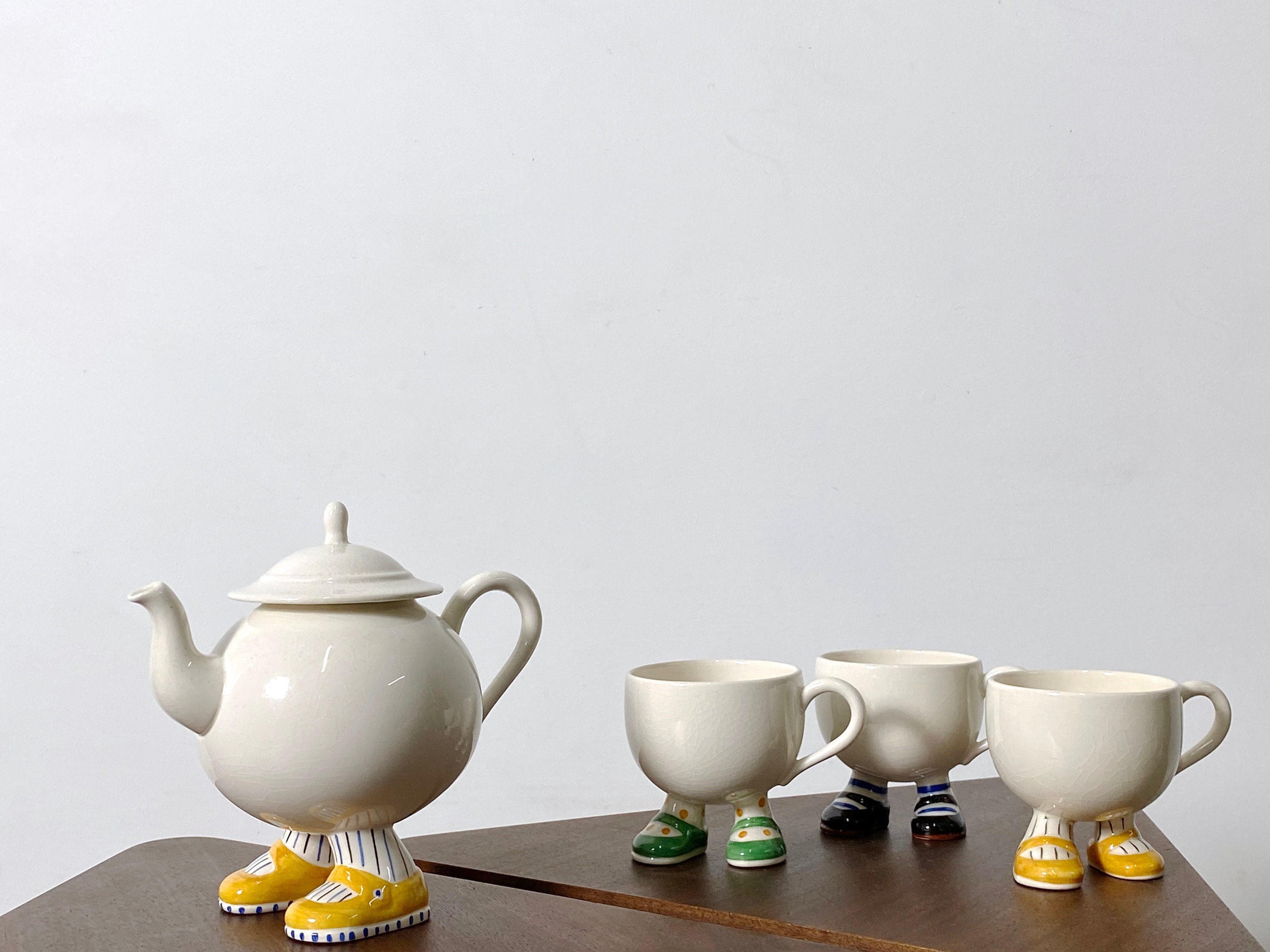 Vintage Walking Ware Tea Set Carlton Ware England 19703