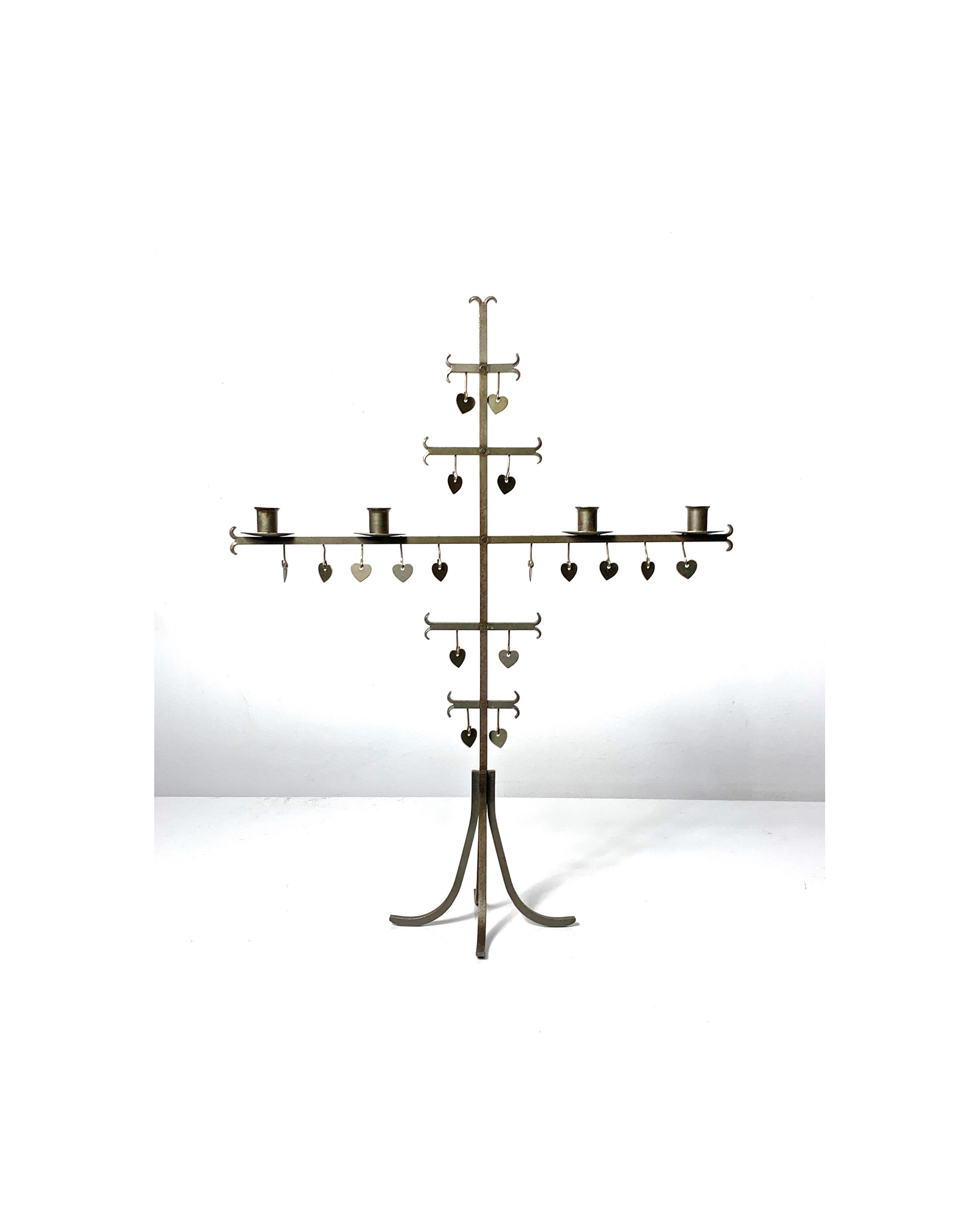 16 Vintage Swedish Hearts Candelabra 1960's