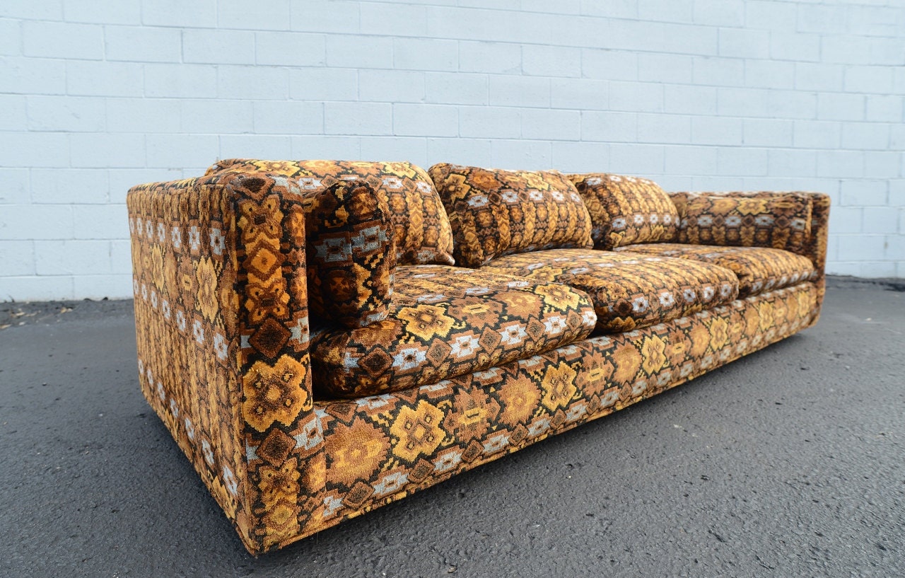 70s velvet couch outlet