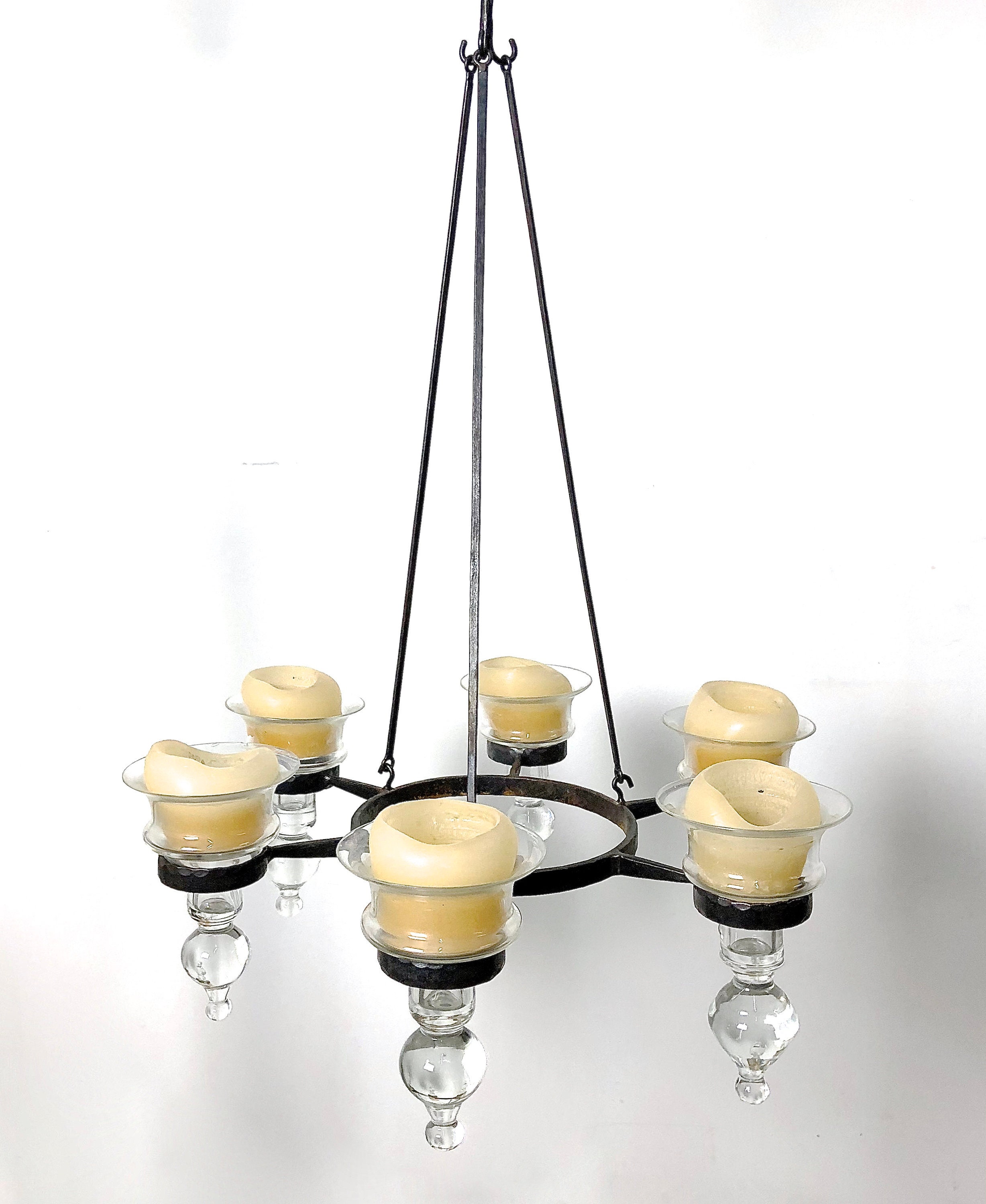 Bertil Vallien Hanging Candelabra Chandelier 1960's