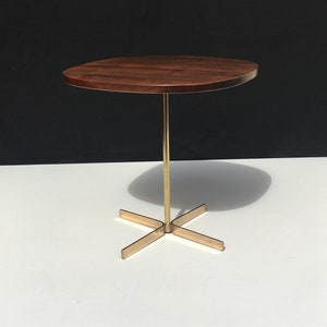 Rare Brass Allan Gould Side Table 1950s image 3