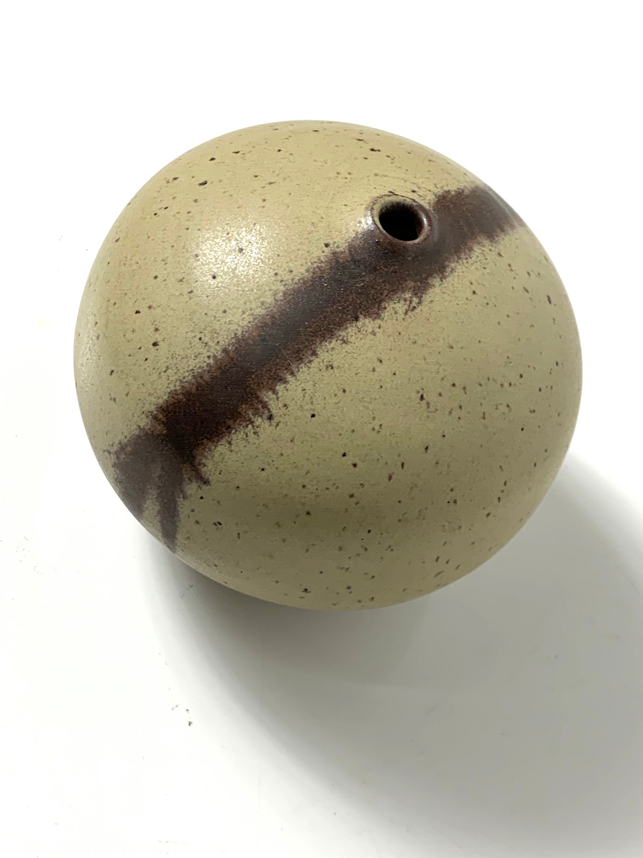 Richard Tuck Studio Pottery Vase Weed Pot 1980's