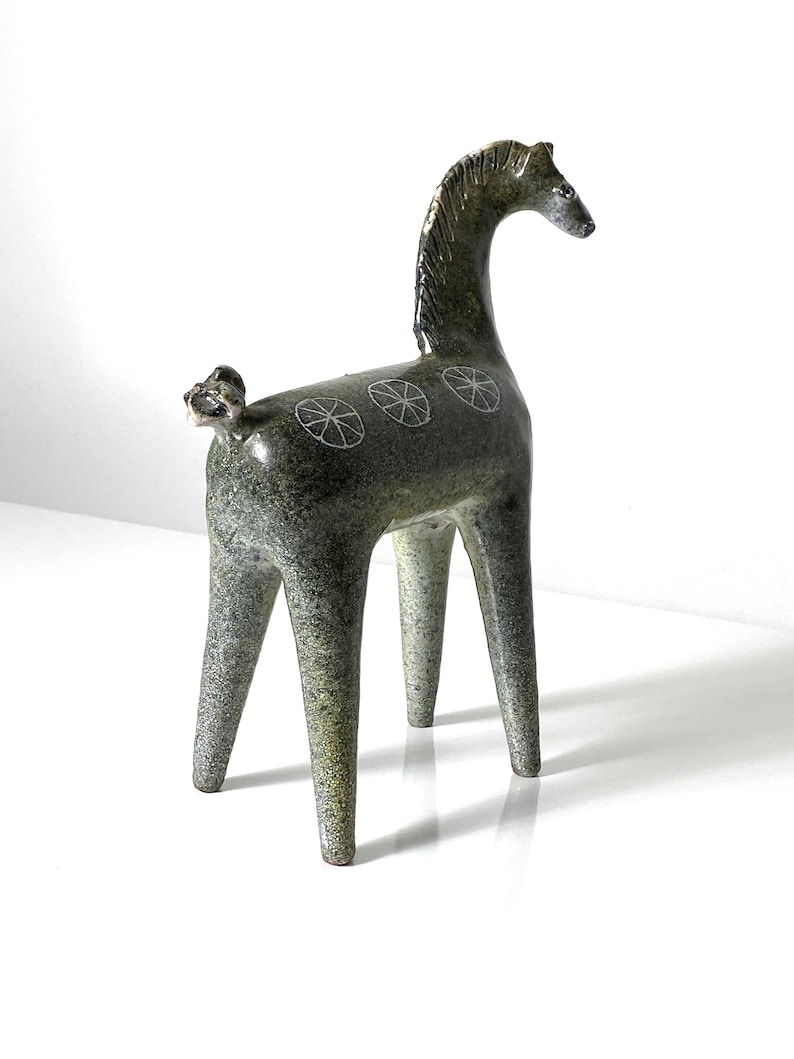 Mid Century Alfaraz Spain Horse Sculpture 1960s Bild 1