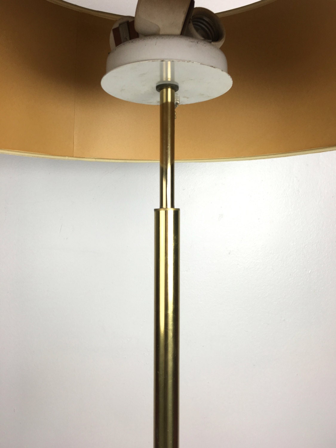 Rare Vintage Gerald Thurston Lightolier Brass Star Table