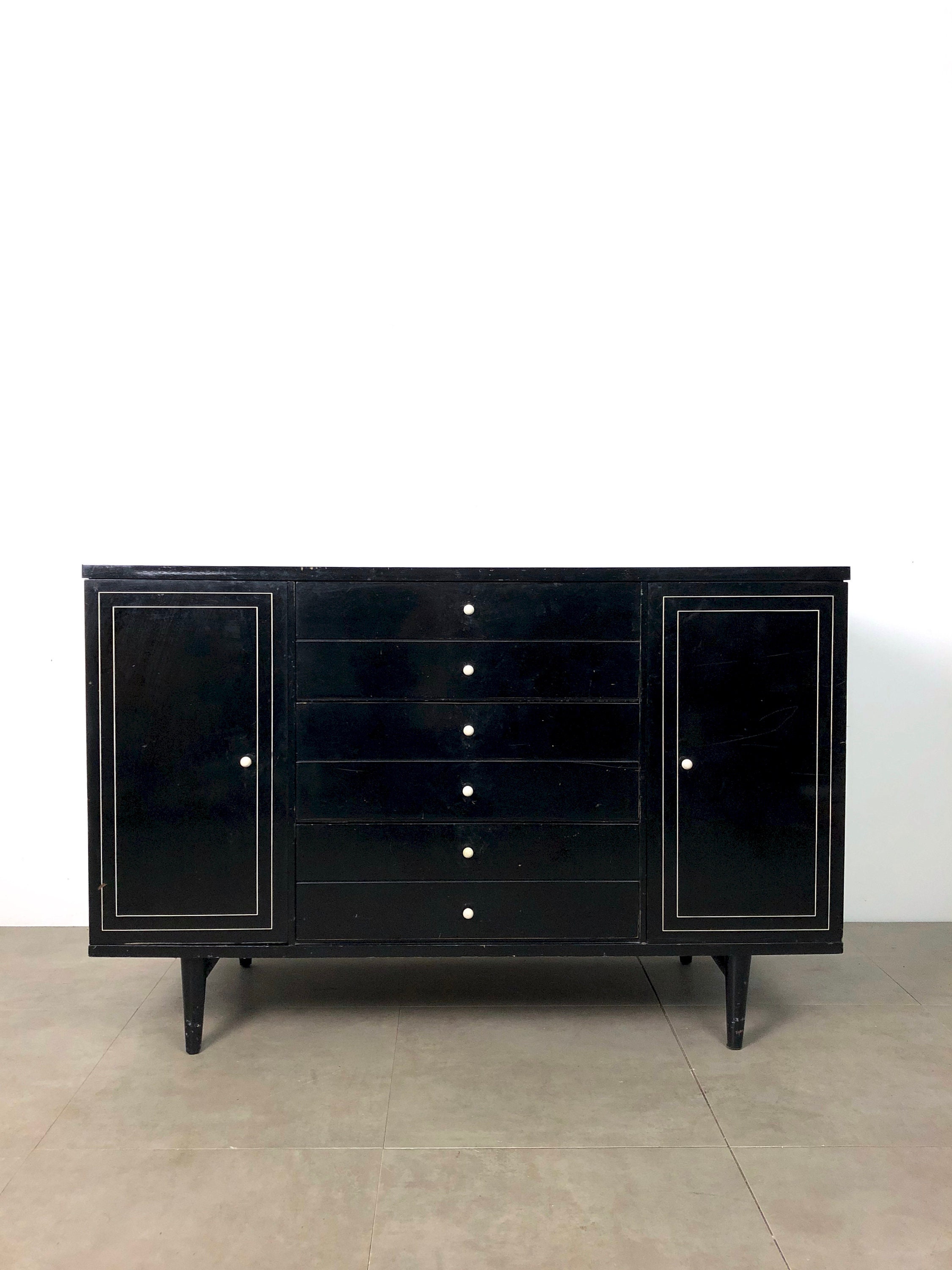 black lacquer buffet