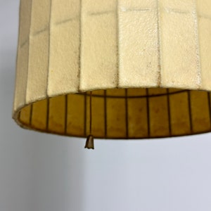 Rare Original Vintage George Nelson Cylinder Bubble Pendant Lamp Howard Miller Mid Century Modern 1950s image 8