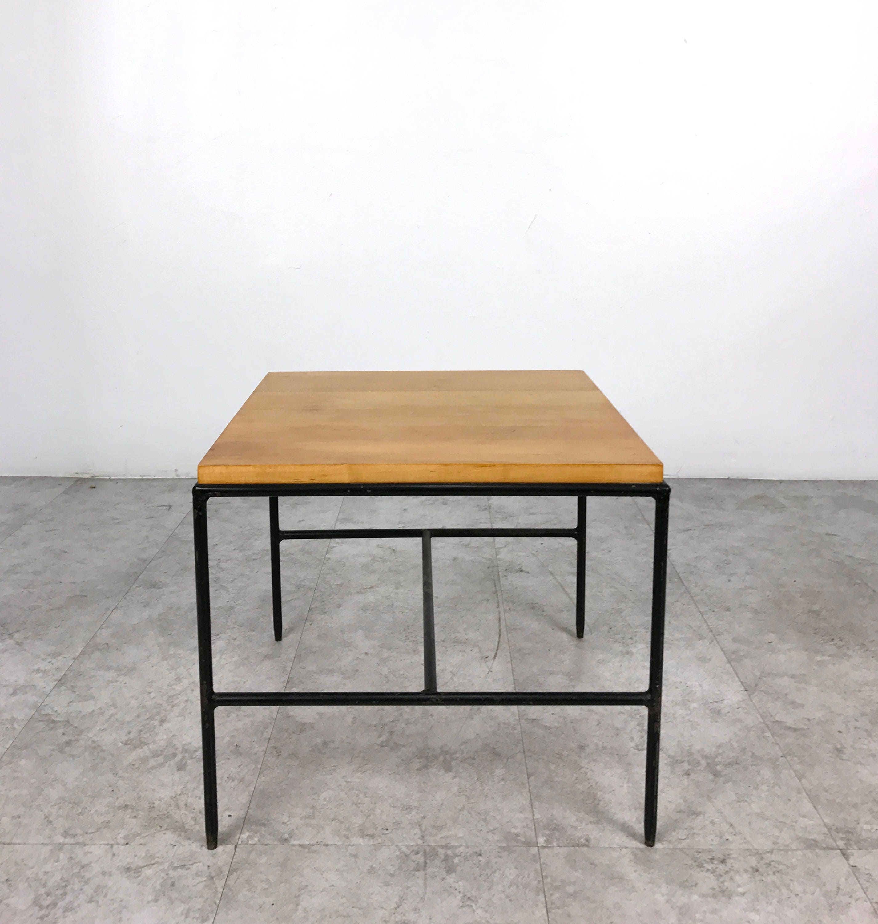 Rare Paul McCobb Planner Group Iron Side Table 1950's