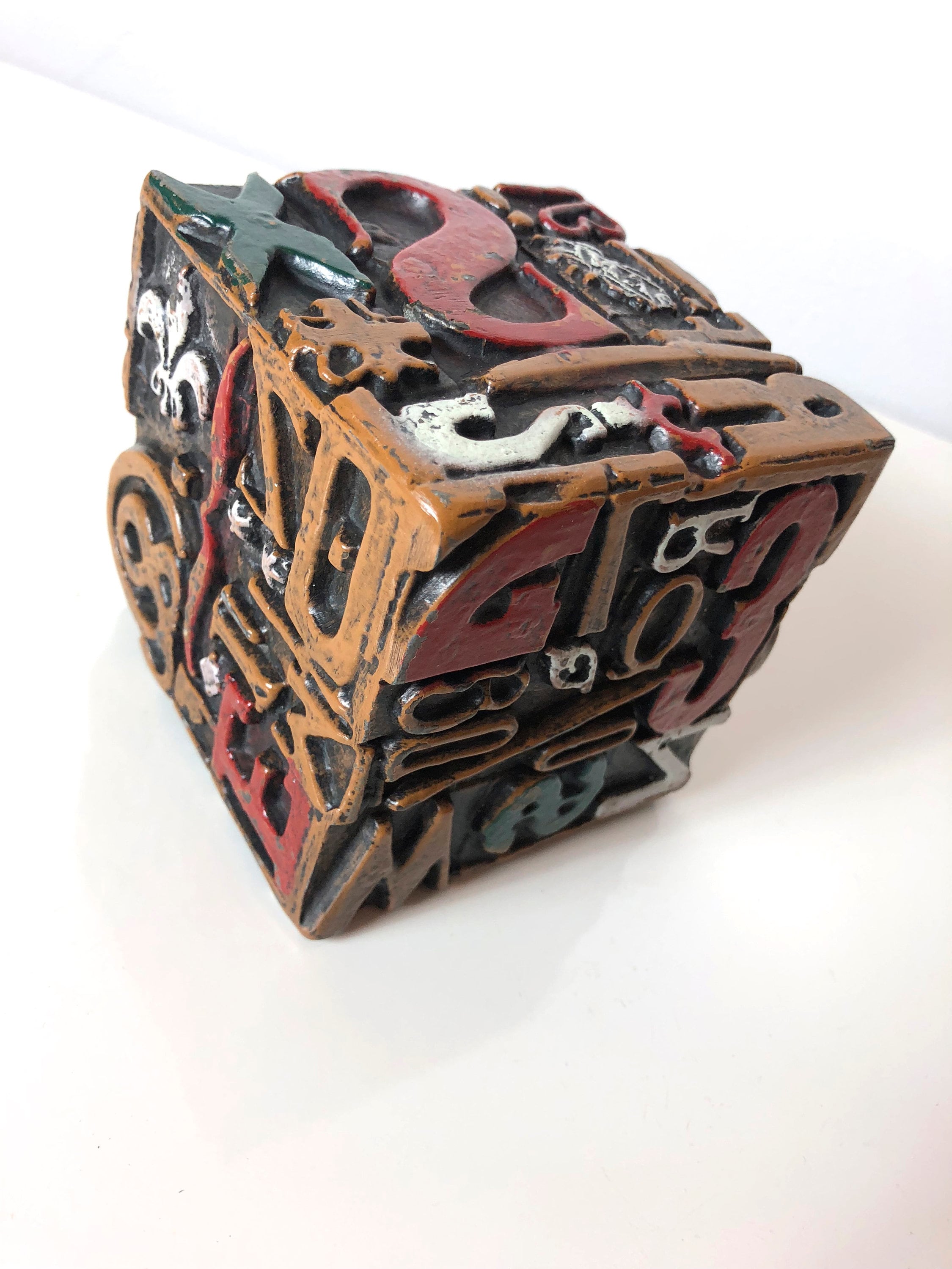 4x4 Sheldon Rose Alpha Sculpt Cube Sculpture 1960 s