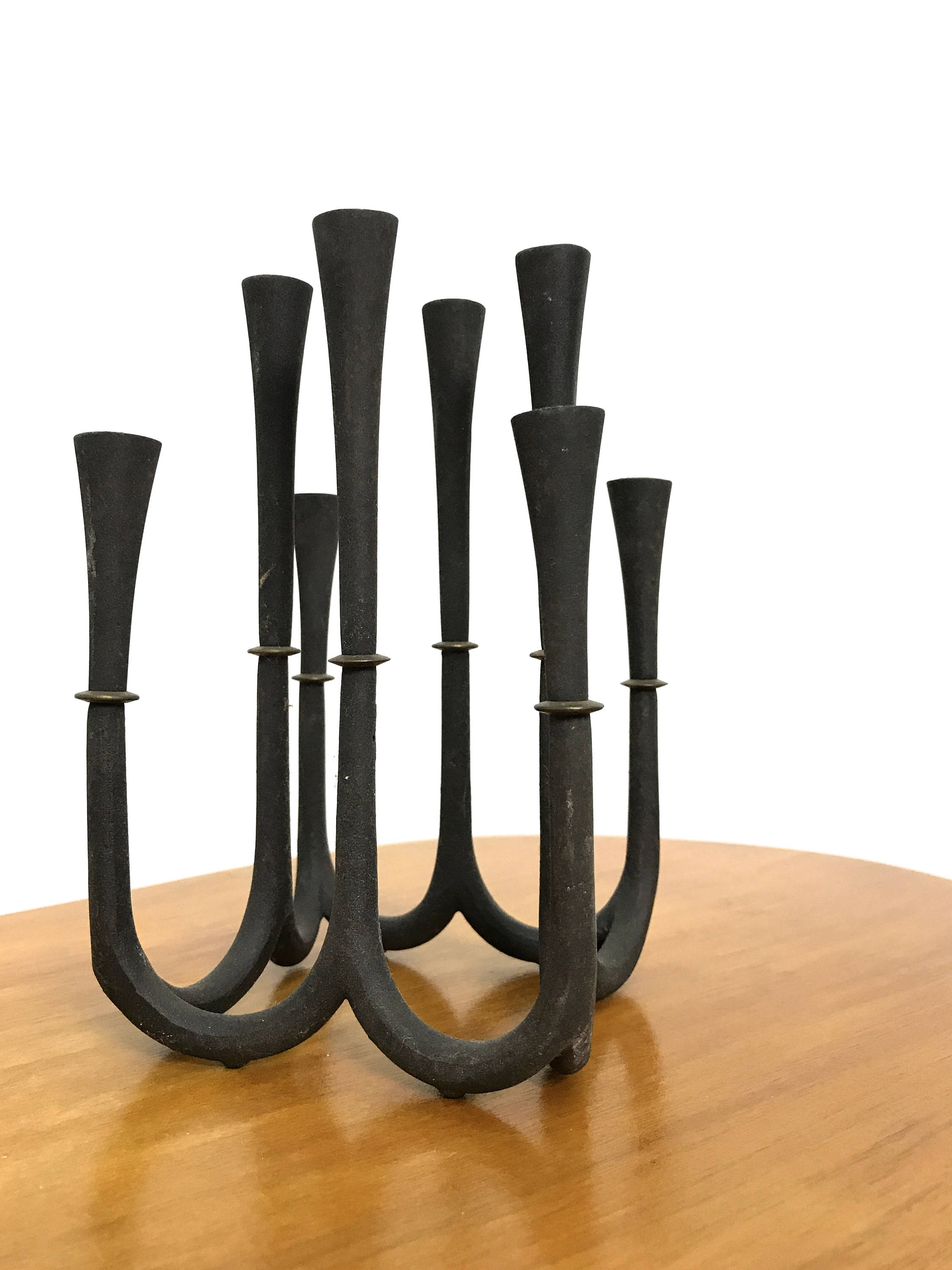 Vintage Dansk Iron Candle Holder 1960's