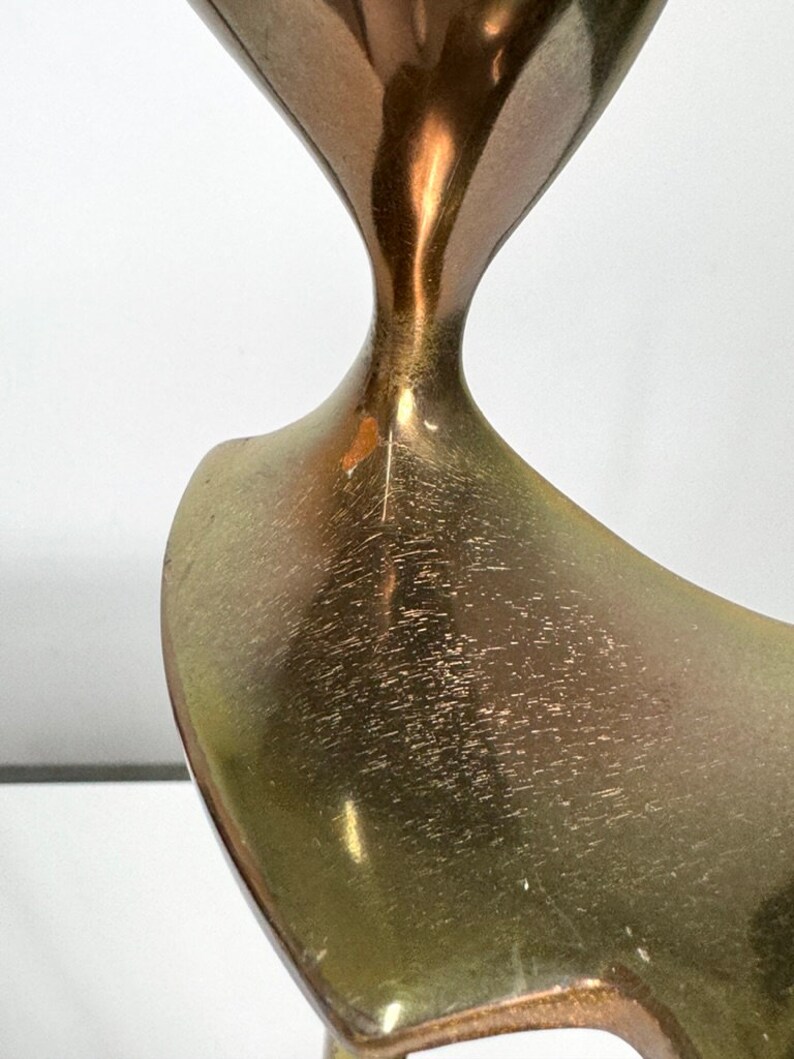 Mid Century Modern Mary Bolte Abstract Bronze Modernist Figural Sculpture circa 1950s image 10