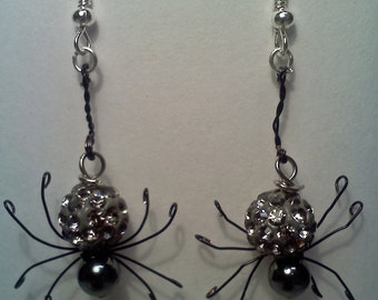Spider Earrings. MTO OOAK(spider woman)
