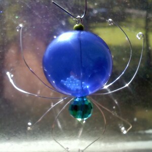 Bubble Spider. MTO OOAK Christmas spider(Halloween, decoration, ornament) with legend